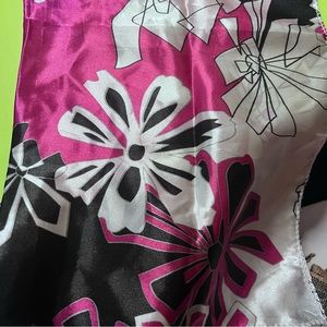 3 Polyester Scarves- 1 still in packaging. 21 1/2 x 21 1/2